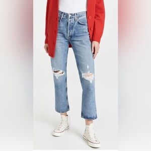 Agolde Lana Midrise Vintage Crop Jean Size 26